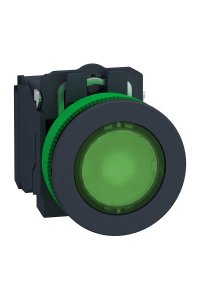 Schneider XB5FW33B5 24VAC/DC 1NA+1NK Ledli Kumanda Butonu