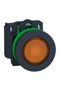 Schneider XB5FW35B5 24VAC/DC 1NA+1NK Ledli Kumanda Butonu