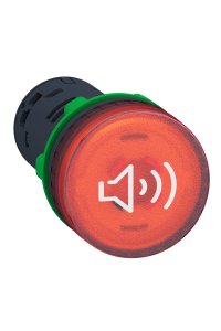 Schneider XB5KS2B4 24V AC/DC Kırmızı 90dB Işıklı Buzzer