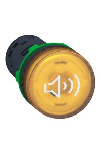 Schneider XB5KS2B8 24V AC/DC Sarı 90dB Işıklı Buzzer