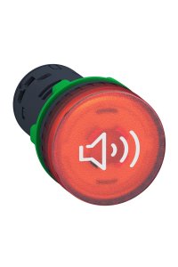 Schneider XB5KS2M4 230V AC/DC Kırmızı 90dB Işıklı Buzzer