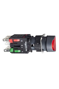 Schneider XB6-AW4B2B Kırmızı Daire Yaylı Işıklı Buton