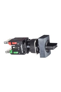 Schneider XB6-DD235B 3 Konumlu Dikdörtgen Siyah Mandal Buton