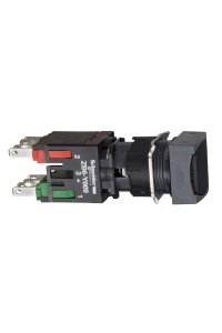 Schneider XB6CA25B 16mm 1NA+1NK Kare Siyah Sıva Altı Buton