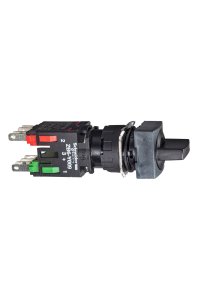 Schneider XB6CD225B 16mm Sabit Siyah Kare Mandal Buton