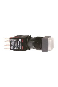 Schneider XB6CE1B5B 16mm 12-24V Beyaz Kare Işıklı Buton