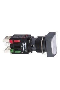 Schneider XB6DF1B5B 16mm 1NA+1NK Beyaz Dikdörtgen Buton