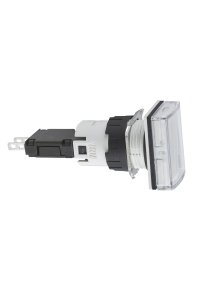 Schneider XB6DV1BB 24V Beyaz Dikdörtgen Ledli Kumanda Butonu
