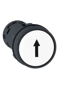 Schneider XB7NA15341 Yukarı Ok Yaylı Dönüş Beyaz Push Buton