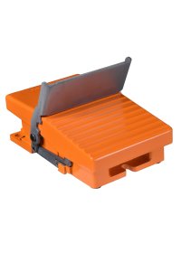 Schneider XPER810 1NK+1NA IP66 Metalik Turuncu Ayak Pedalı