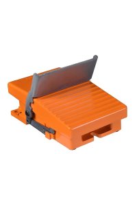 Schneider XPER911 2NK+2NA IP66 Metalik Turuncu Ayak Pedalı