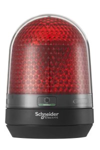 Schneider XVR3B04 12-24V DC Kırmızı Aynalı Tepe Lambası