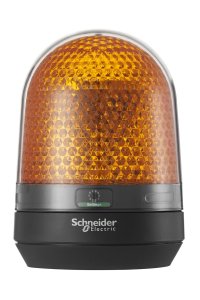 Schneider XVR3B05 12-24V DC Turuncu Aynalı Tepe Lambası