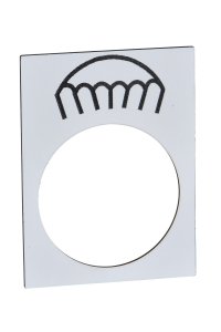 Schneider ZB2BY4933 30x40mm Beyaz Buton Yönlendirme Etiketi