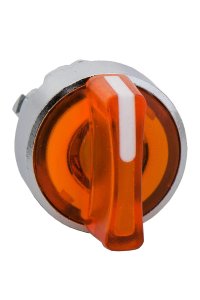 Schneider ZB4-BK1553 Turuncu Işıklı Mandal Buton Kafası