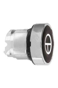 Schneider ZB4BA245 Siyah Sıva Altı T İşaretli Buton Başlığı