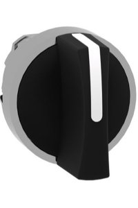 Schneider ZB4BD3 22mm 3 Konumlu Siyah Mandal Buton Başlığı