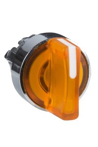 Schneider ZB4BK1453 22mm 2 Konumlu Turuncu Buton Başlığı