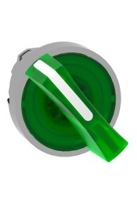 Schneider ZB4BK1533 22mm 3 Konumlu Yeşil Buton Başlığı