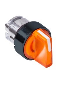 Schneider ZB4BK15537 Turuncu Işıklı Mandal Buton Başlığı