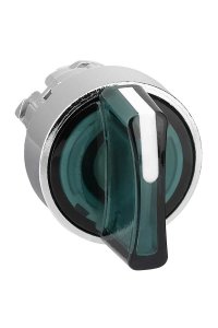 Schneider ZB4BK1733 22mm 3 Konumlu Yeşil Buton Başlığı