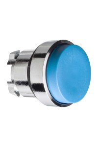 Schneider ZB4BL6 Yaylı Mavi Çıkık Basmalı Buton Başlığı