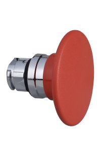 Schneider ZB4BR4 Yaylı Mantar Basmalı Kırmızı Düğme Başlığı