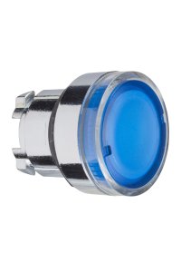 Schneider ZB4BW36 Ba9S Ampul için 22mm Mavi Buton Başlığı