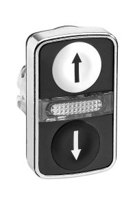 Schneider ZB4BW7A1724 22mm Beyaz Sıva Altı Buton Kafası