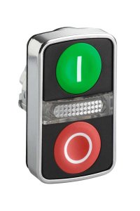 Schneider ZB4BW7A3741 22mm Sıva Altı Çift Buton Başlığı