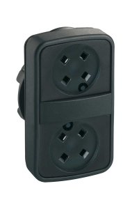 Schneider ZB5AA79 Harmony Xb5/Xb4 22mm Çift Buton Başlığı
