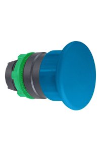 Schneider ZB5AC6 Yaylı Mantar Basmalı Mavi Düğme Başlığı