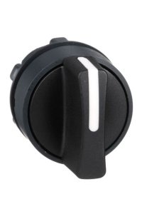 Schneider ZB5AD3 22mm 3 Konumlu Sabit Siyah Buton Başlığı