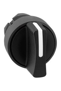 Schneider ZB5AD7 22mm 3 Konumlu Siyah Mandal Buton Başlığı