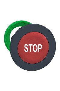 Schneider ZB5FA434 Stop İşaretli Kırmızı Buton Başlığı