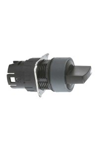 Schneider ZB6AD27 3 Konumlu Siyah Mandal Buton Başlığı