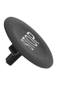 Schneider ZBA234 22mm Buton için Stop İşaretli Siyah Başlık