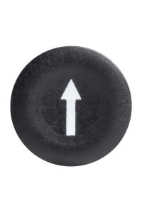 Schneider ZBA335 22mm Buton için Ok İşaretli Siyah Başlık