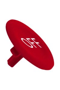 Schneider ZBA435 22mm Buton için Off İşaretli Kırmızı Başlık