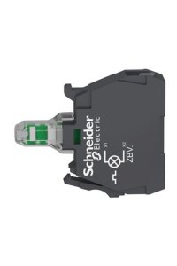 Schneider ZBVM1 22mm 230/240V Vida Beyaz Işık Bloğu