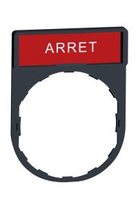 Schneider ZBY2104 30x40mm Arret İşaretli Etiket Tutucu