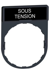 Schneider ZBY2126 30x40mm Tensıon İşaretli Etiket Tutucu