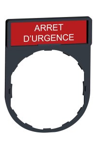 Schneider ZBY2130 30x40mm Arret D'Urgence Etiket Tutucu