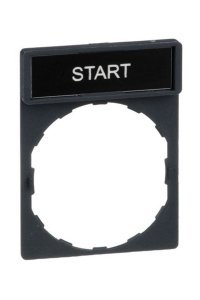 Schneider ZBY2303 8x27mm Start Etiketli için 30x40mm Tutucu