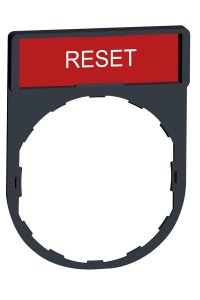Schneider ZBY2323 8x27mm Reset Etiketli için 30x40mm Tutucu