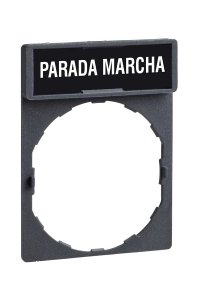 Schneider ZBY2466 30x40mm Parada Marcha Etiket Tutucu