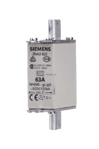 Siemens 3NA3822 NH Bıçaklı Boy000 63A Sigorta Buşonu