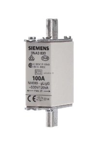 Siemens 3NA3830 NH Bıçaklı Boy000 100A Sigorta Buşonu
