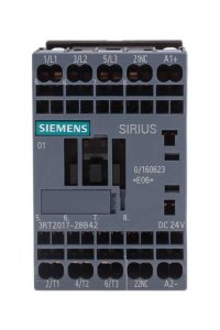 Siemens 3RT2017-2BB42 24V DC 5.5W 12A 1NC Sirius Kontaktör