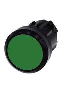 Siemens 3SU1000-0AB40-0AA0 Plastik Yeşil Buton Kafası
